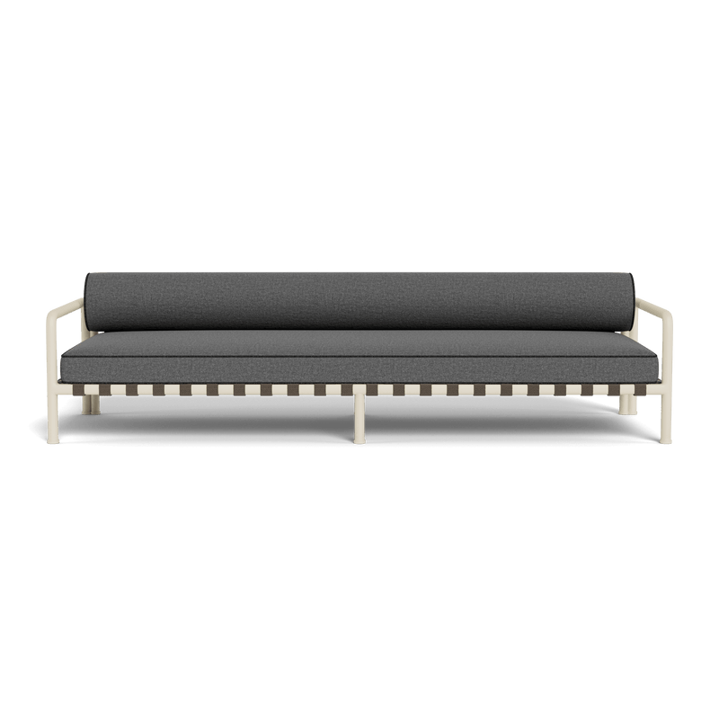 Parker 3 Seat Sofa | Aluminum Bone, Siesta Slate, Copacabana Midnight