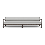 Parker 3 Seat Sofa | Aluminum Bronze, Copacabana Sand, Copacabana Midnight