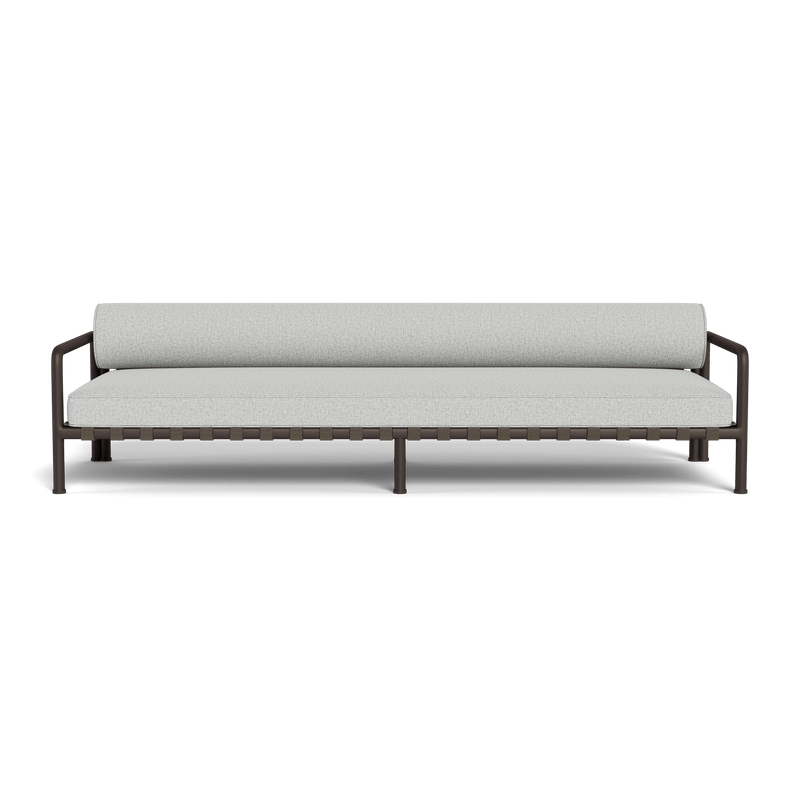 Parker 3 Seat Sofa | Aluminum Bronze, Copacabana Sand, Copacabana Sand