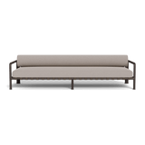 Parker 3 Seat Sofa | Aluminum Bronze, Riviera Stone, Panama Marble