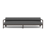 Parker 3 Seat Sofa | Aluminum Bronze, Siesta Slate, Copacabana Midnight