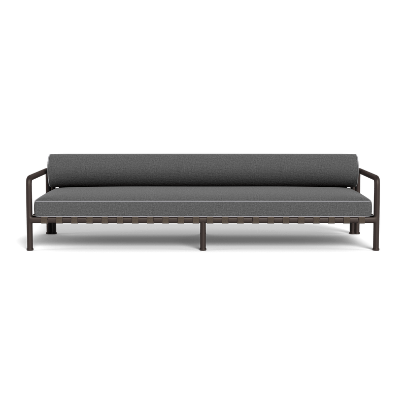 Parker 3 Seat Sofa | Aluminum Bronze, Siesta Slate, Panama Cloud