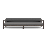 Parker 3 Seat Sofa | Aluminum Bronze, Siesta Slate, Panama Marble