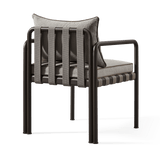 Parker Dining Chair | Aluminum Bone, Copacabana Midnight, Copacabana Midnight