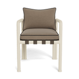 Parker Dining Chair | Aluminum Bone, Panama Coco, Copacabana Midnight