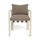 Parker Dining Chair | Aluminum Bone, Panama Coco, Copacabana Sand