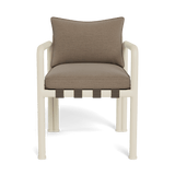 Parker Dining Chair | Aluminum Bone, Panama Coco, Panama Coco