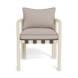 Parker Dining Chair | Aluminum Bone, Panama Marble, Panama Coco