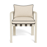 Parker Dining Chair | Aluminum Bone, Riviera Sand, Copacabana Midnight