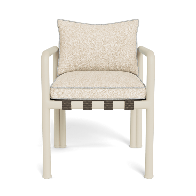 Parker Dining Chair | Aluminum Bone, Riviera Sand, Copacabana Sand