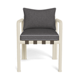 Parker Dining Chair | Aluminum Bone, Riviera Slate, Panama Cloud