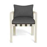 Parker Dining Chair | Aluminum Bone, Riviera Slate, Panama Grafito