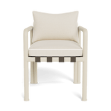 Parker Dining Chair | Aluminum Bone, Siesta Ivory, Panama Blanco