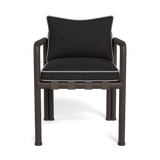 Parker Dining Chair | Aluminum Bronze, Copacabana Midnight, Panama Cloud