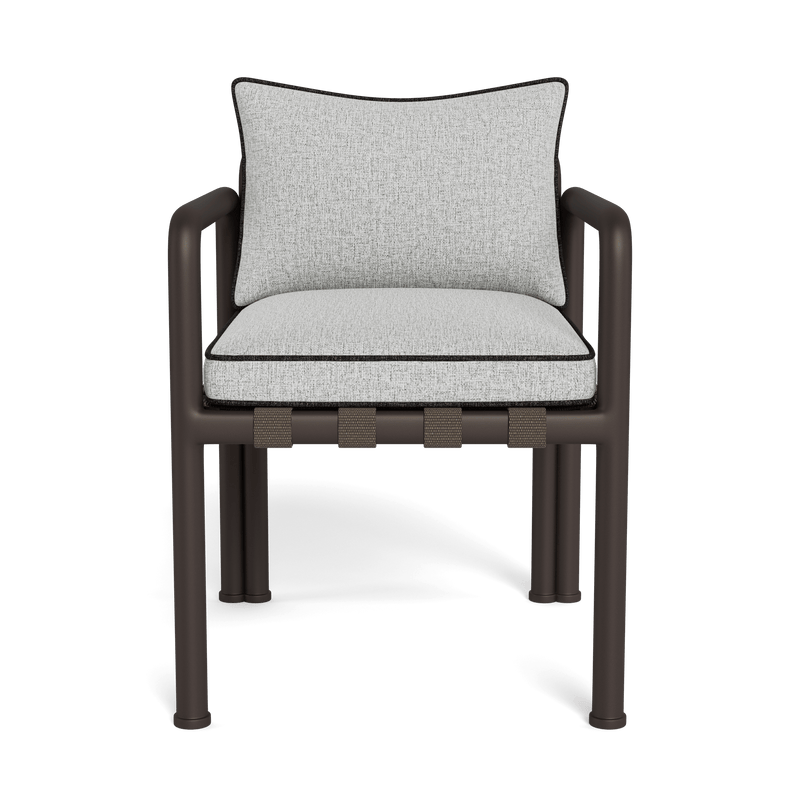 Parker Dining Chair | Aluminum Bronze, Copacabana Sand, Copacabana Midnight