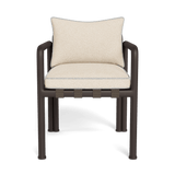 Parker Dining Chair | Aluminum Bronze, Riviera Sand, Copacabana Sand