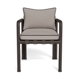 Parker Dining Chair | Aluminum Bronze, Riviera Stone, Copacabana Midnight