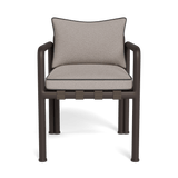 Parker Dining Chair | Aluminum Bronze, Riviera Stone, Panama Grafito