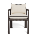 Parker Dining Chair | Aluminum Bronze, Siesta Ivory, Copacabana Midnight