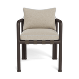 Parker Dining Chair | Aluminum Bronze, Siesta Taupe, Copacabana Sand