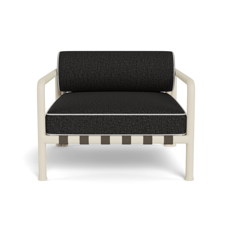 Parker Lounge Chair | Aluminum Bone, Copacabana Midnight, Copacabana Sand