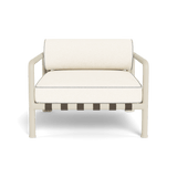 Parker Lounge Chair | Aluminum Bone, Riviera Ivory, Copacabana Sand