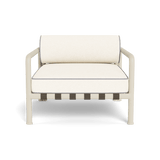 Parker Lounge Chair | Aluminum Bone, Riviera Ivory, Panama Cloud