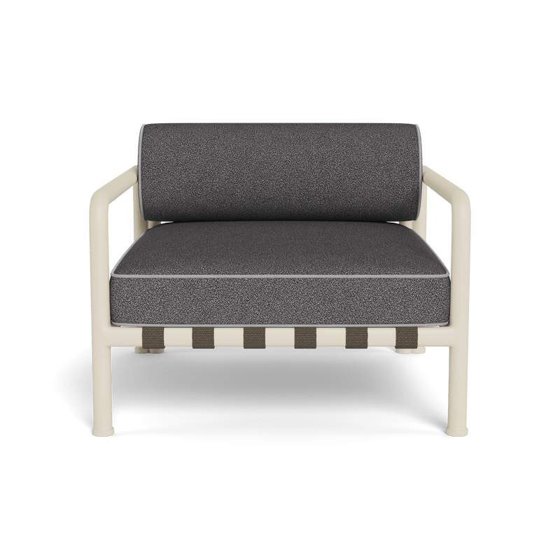 Parker Lounge Chair | Aluminum Bone, Riviera Slate, Panama Cloud