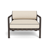 Parker Lounge Chair | Aluminum Bronze, Riviera Sand, Panama Grafito