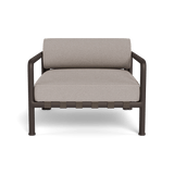 Parker Lounge Chair | Aluminum Bronze, Riviera Stone, Panama Marble