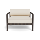 Parker Lounge Chair | Aluminum Bronze, Siesta Ivory, Panama Marble