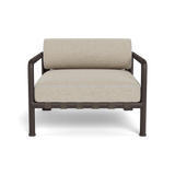 Parker Lounge Chair | Aluminum Bronze, Siesta Taupe, Copacabana Sand