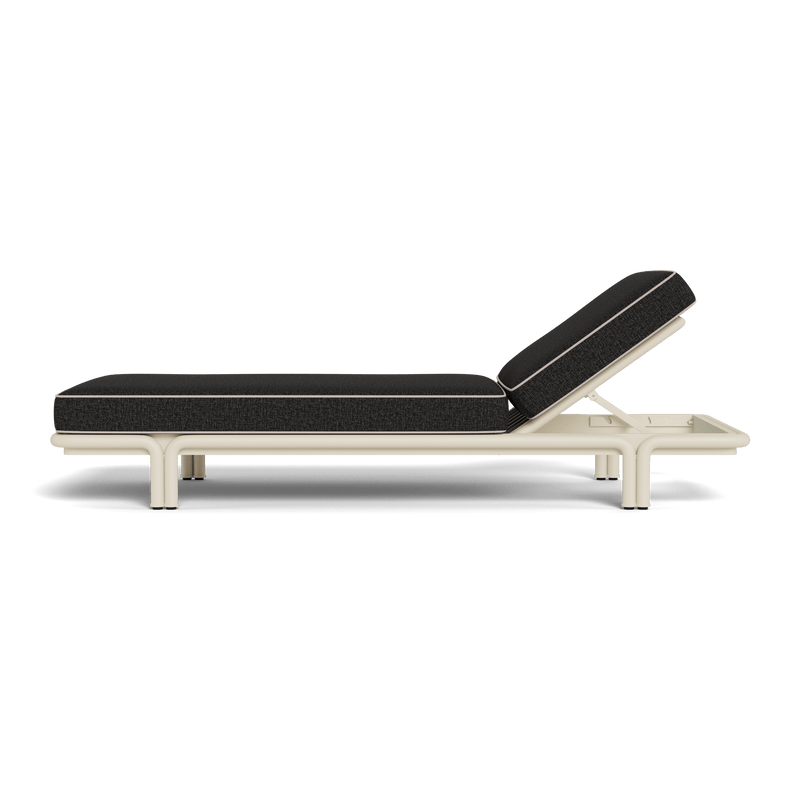 Parker Sun Lounge | Aluminum Bone, Copacabana Midnight, Panama Marble