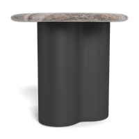 Porto Aluminum Round Side Table 22"