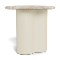 Porto Aluminum Round Side Table 22"