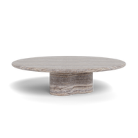 Porto Travertine Round Coffee Table