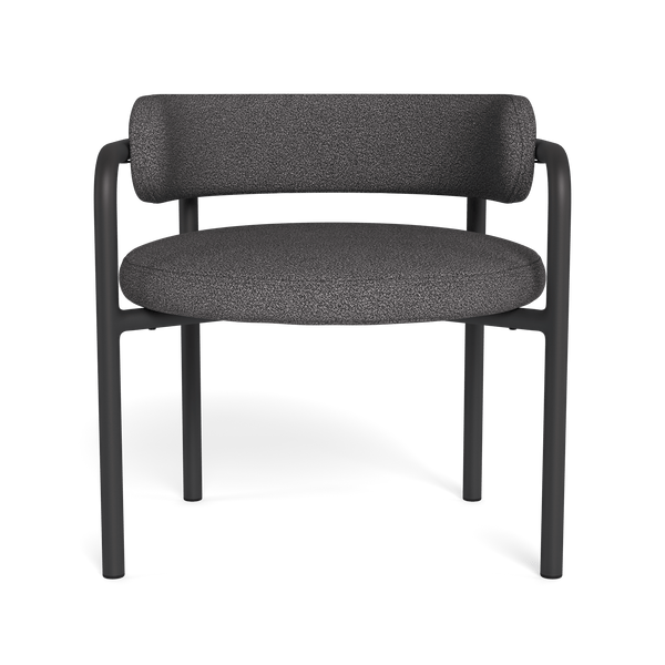 Porto Aluminum Club Chair | Aluminum Asteroid, Riviera Slate,