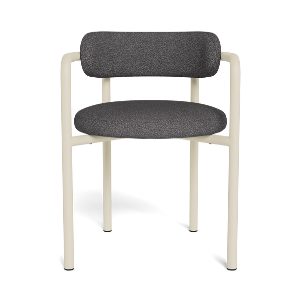 Porto Aluminum Dining Chair | Aluminum Bone, Riviera Slate,