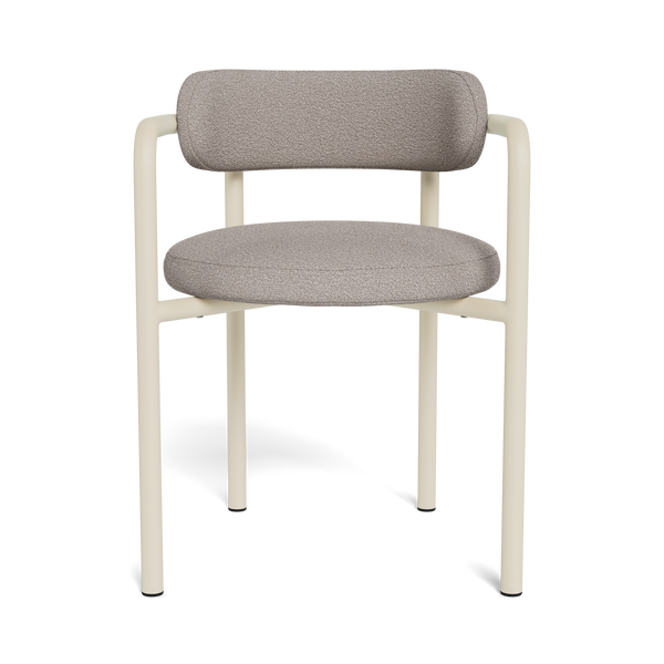 Porto Aluminum Dining Chair | Aluminum Bone, Riviera Stone,