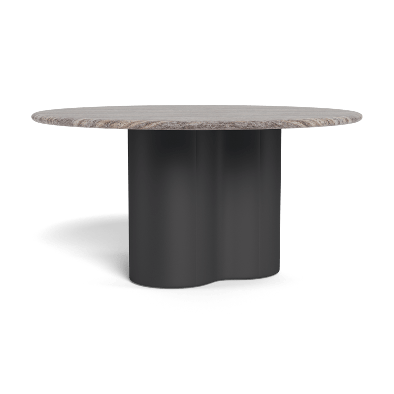 Porto Aluminum Round Dining Table 60"