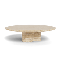 Porto Travertine Round Coffee Table