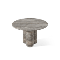 Porto Travertine Round Dining Table 48"