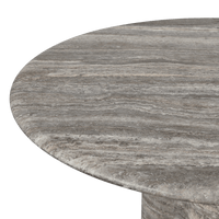 Porto Travertine Round Dining Table 48"