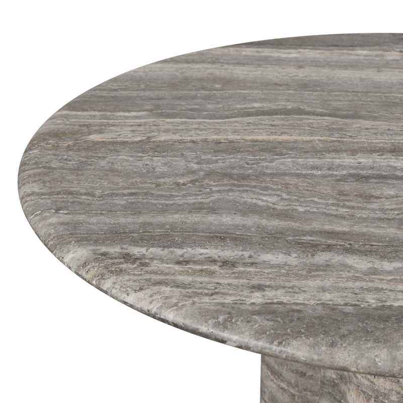 Porto Travertine Round Dining Table 48"