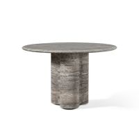 Porto Travertine Round Dining Table 48"