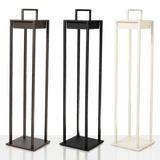 Retro Solar Lantern - Large | Aluminum Bone, ,