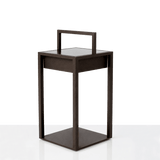 Retro Solar Lantern - Small | Aluminum Bone, ,