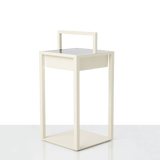 Retro Solar Lantern - Small | Aluminum Bone, ,