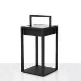 Retro Solar Lantern - Small | Aluminum Bone, ,