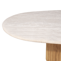 Rhodes Teak Oval Coffee Table 67"
